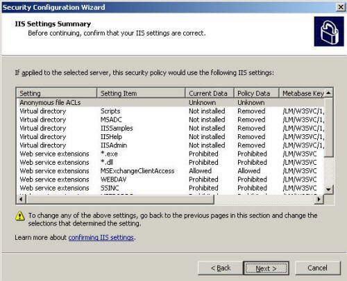 Security Configuration Wizard for Exchange Server 2007 Part II 20 small