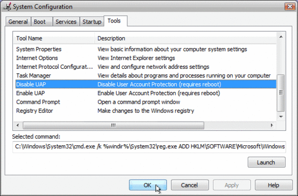 System Settings In Vista