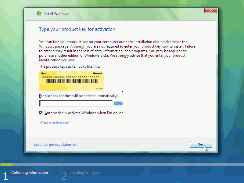 Creating A Windows Vista Installation Disk