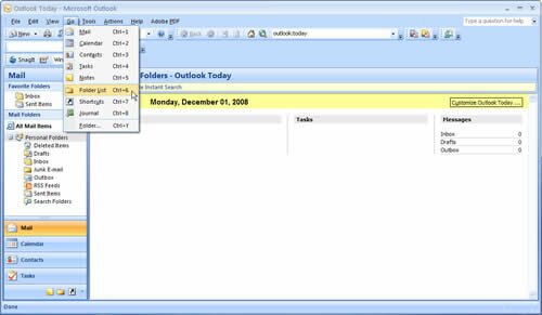 How To Point Outlook To A Pst File